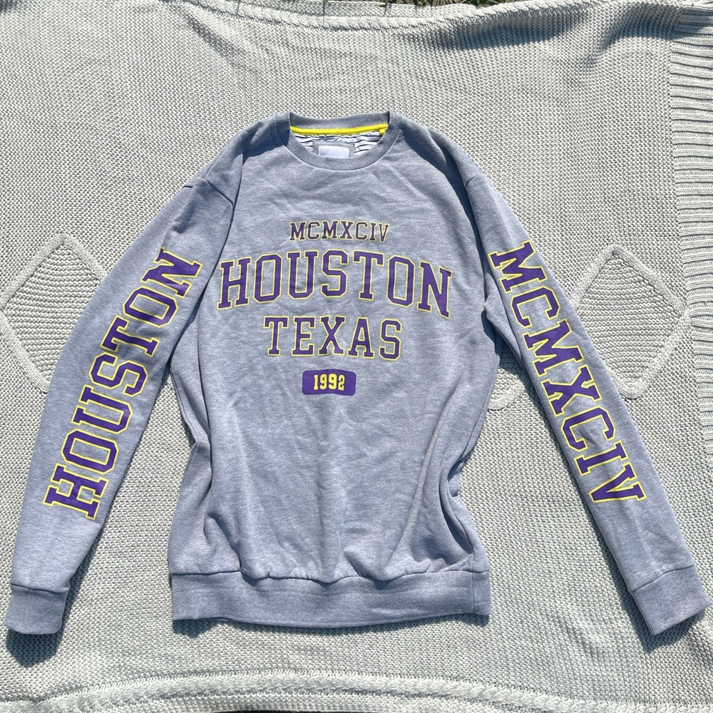 📣 Houston Texas collageCore sweatshirt 📣